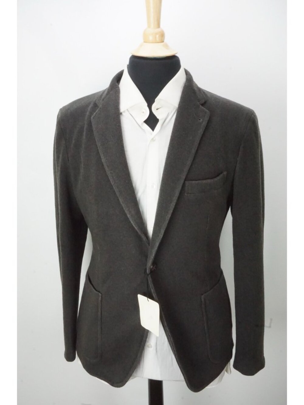 Tagliatore Gray Woven Wool Blend Sport Coat Jacket Sz 42R US Brand New - Picture 3 of 9
